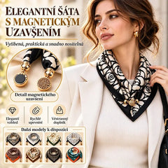 4-dielna súprava – 25 €✨Šál s magnetickým zapínaním