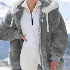 ☃️Limitovaná zľava 39%❄️【S-5XL】Dámska bunda 2026 s kontrastnými pruhmi z hustého plyšu