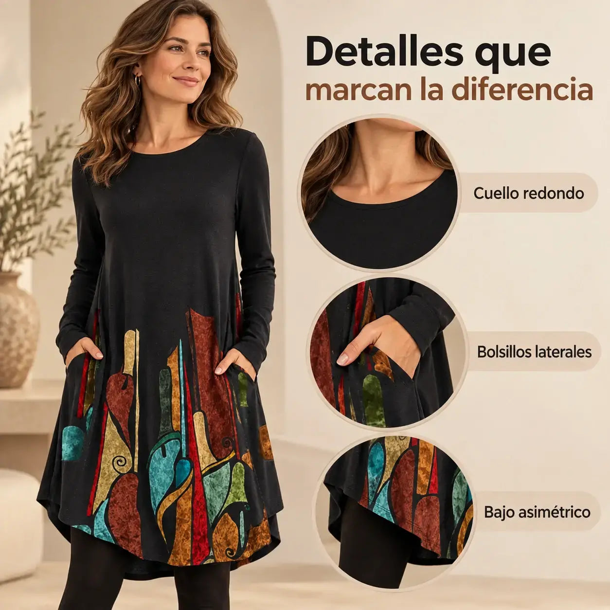 👗🍁【S-5XL】Dámske etnické módne ležérne šaty