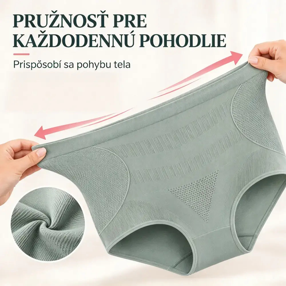 6 položiek za 28 eur—【M-XL】Nohavičky s tvarujúcim efektom na brucho a zadok, s antibakteriálnym rozkrokom z čistej bavlny
