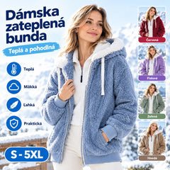 ☃️Limitovaná zľava 39%❄️【S-5XL】Dámska bunda 2026 s kontrastnými pruhmi z hustého plyšu