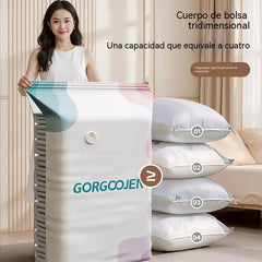 [5 piezas ]Bolsas de compresión para aspiradora domésticas, tamaño grande.