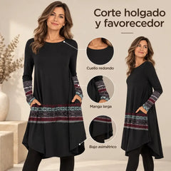 👗🍁【S-5XL】Dámske etnické módne ležérne šaty