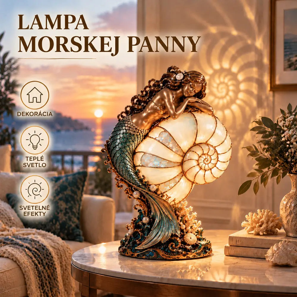🧜‍✨Lampa „Morská panna a lodenka“