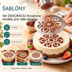 9 položiek za 22 eur☕ Nerezová oceľová forma na kávové latte art