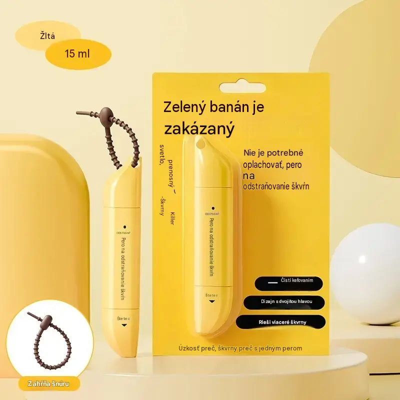 🔥【Kúpte 1 a získajte 1 zadarmo】🧼 Prenosné pero na odstraňovanie škvŕn s dvojitou špičkou ✨ Okamžitý núdzový čistič oblečenia (bez oplachovania); Ideálne na škvrny od oleja a kávy