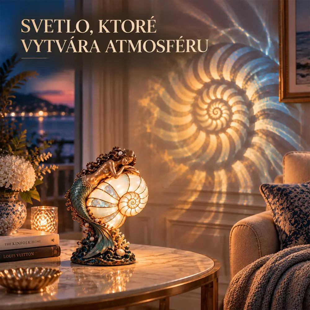 🧜‍✨Lampa „Morská panna a lodenka“