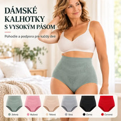 6 položiek za 28 eur—【M-XL】Nohavičky s tvarujúcim efektom na brucho a zadok, s antibakteriálnym rozkrokom z čistej bavlny