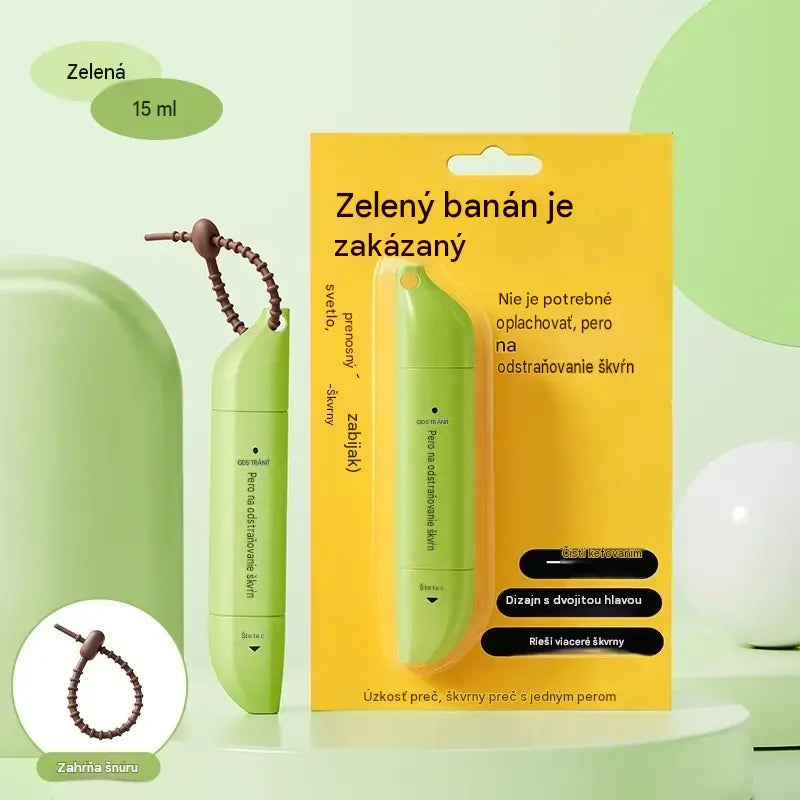 🔥【Kúpte 1 a získajte 1 zadarmo】🧼 Prenosné pero na odstraňovanie škvŕn s dvojitou špičkou ✨ Okamžitý núdzový čistič oblečenia (bez oplachovania); Ideálne na škvrny od oleja a kávy