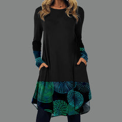 👗🍁【S-5XL】Dámske etnické módne ležérne šaty