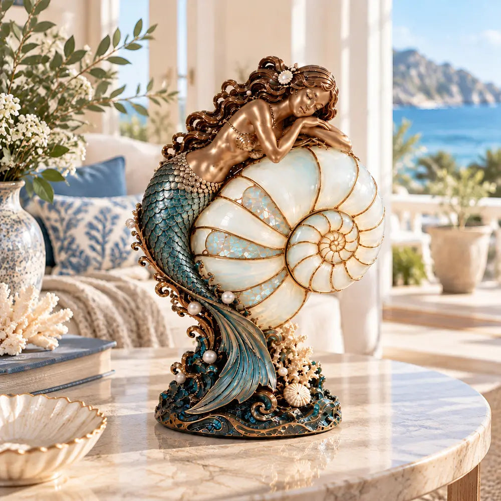 🧜‍✨Lampa „Morská panna a lodenka“