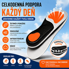 🔥【Kúpte jeden a druhý dostanete zadarmo】👣【Veľkosti 35-46】⚡ Ortopedická športová vložka s podporou klenby – plné odpruženie, maximálne pohodlie