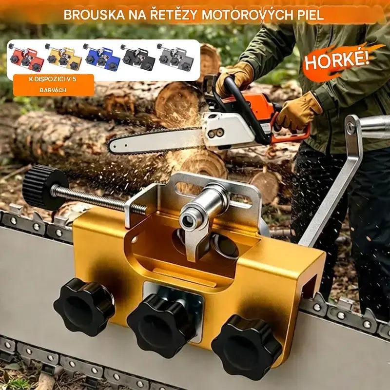 ⚙️ Manuálna brúska na reťazové píly 2 v 1 – zľava 50 %