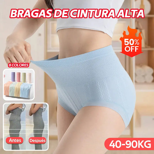 🔥【40-90 KG】🔥Zadnji dan - 50% izklop - Antibakterijske hlačke z visokim pasom za nadzor trebuha